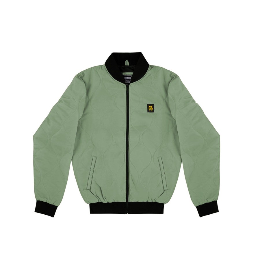 Giacche 5tate Of Mind | Retrofuture Cargo Quilted Bomber Military Green