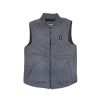 Giacche 5tate Of Mind | Retrofuture Hidden Cargo Wool Vest Grey