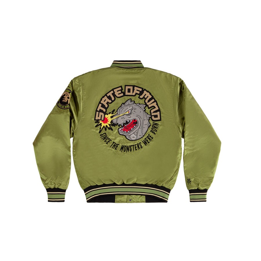 Giacche 5tate Of Mind | 5Omzilla Bomber Jacket Military Green