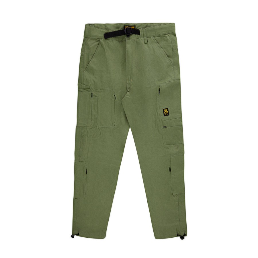 Pantaloni 5tate Of Mind | Retrofuture Hidden Cargo Cargo Jogger Military Green