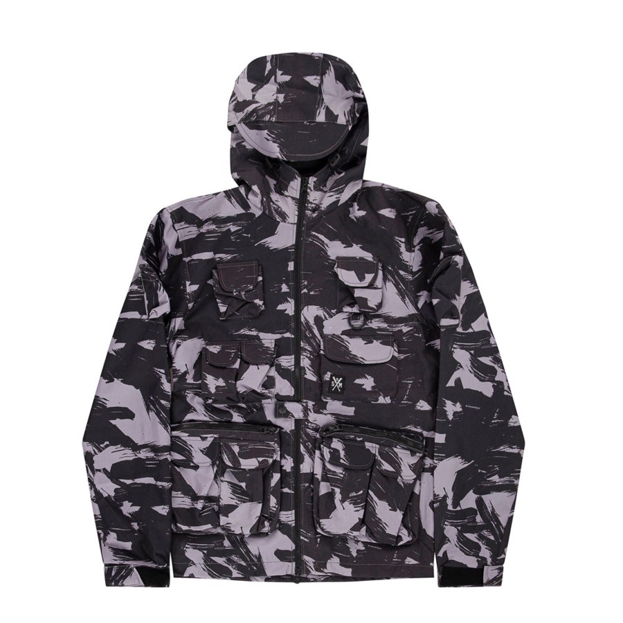 Giacche 5tate Of Mind | Retrofuture Cargo Cargo Jacket 3In1 Black/Camo