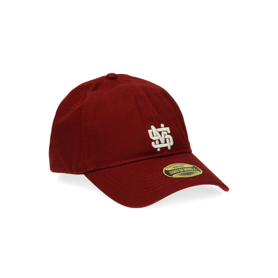 Cappelli 5tate Of Mind | Monogram Curved Cap Brick