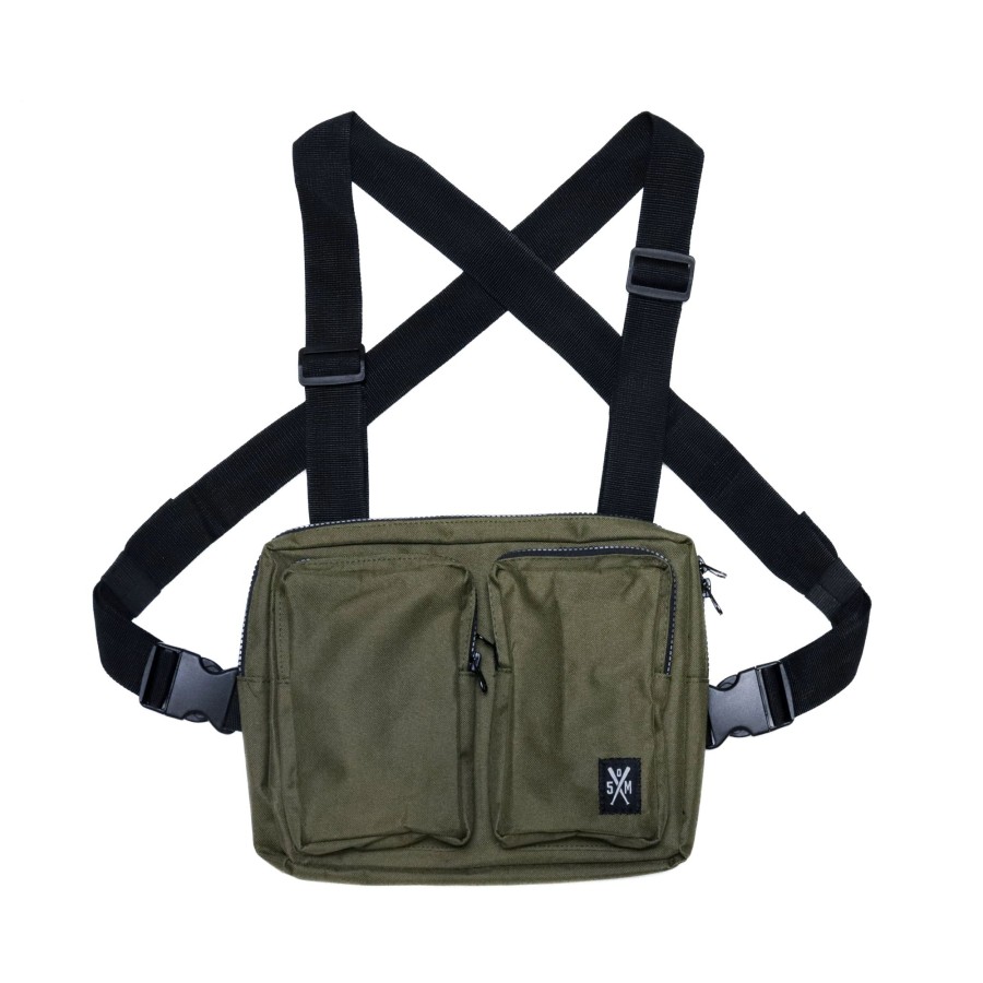 Accessori 5tate Of Mind | Retrofuture Cargo Chest Bag Military Green