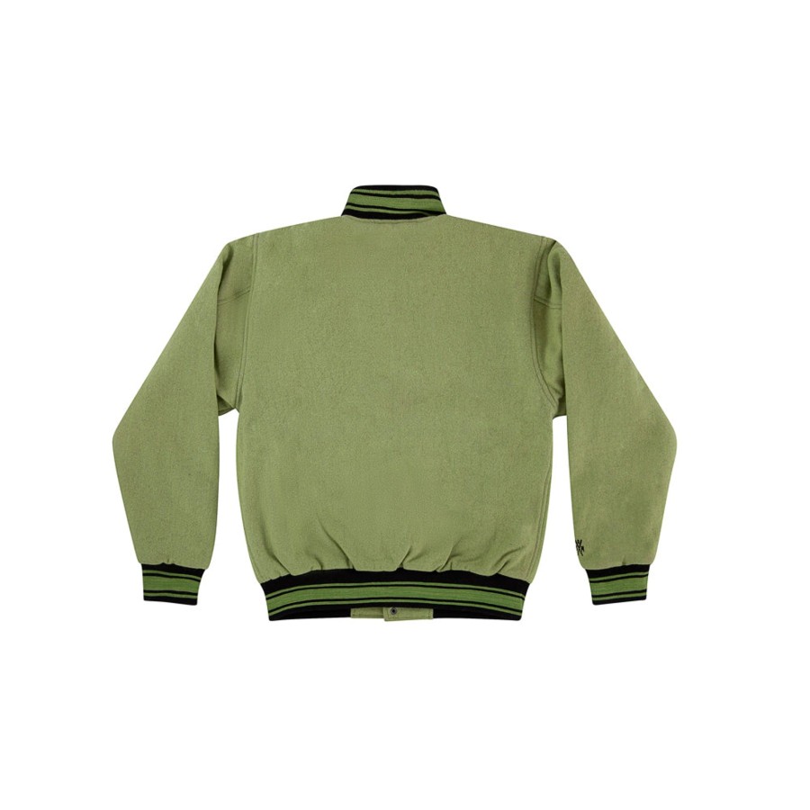 Giacche 5tate Of Mind | Monogram Varsity Jacket Military Green