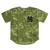 Camicie 5tate Of Mind | Monogram Baseball Jersey Camouflage