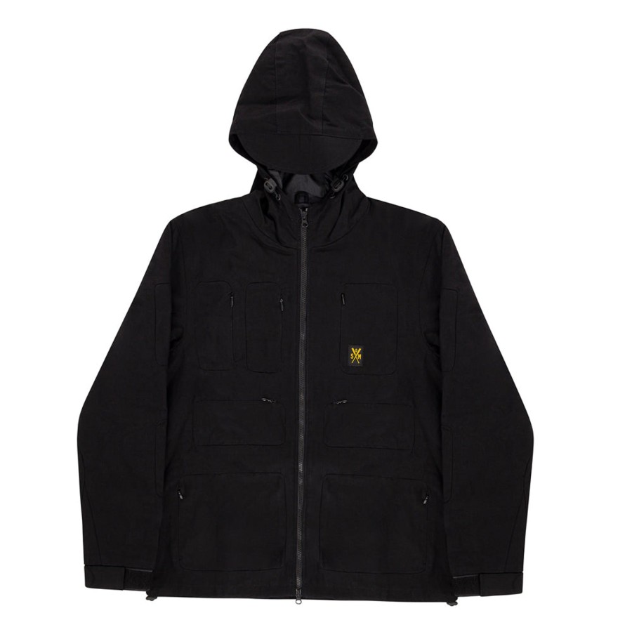 Giacche 5tate Of Mind | Retrofuture Hidden Cargo Jacket Canvas 3In1 Black