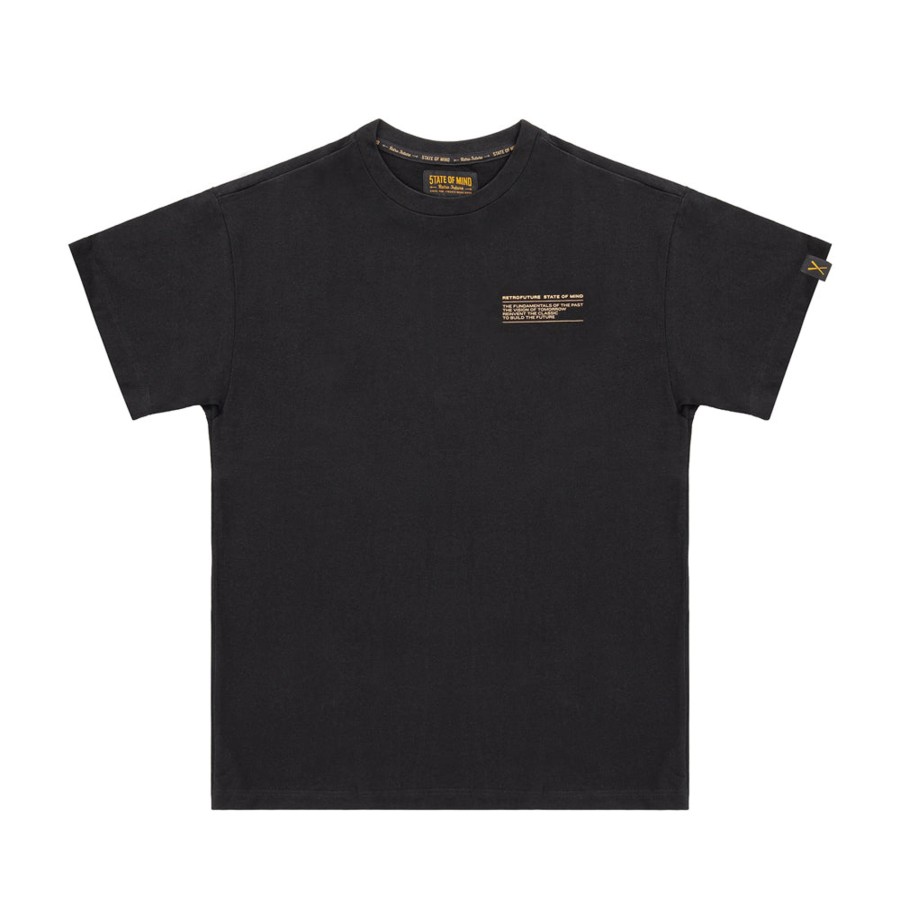 T-Shirts 5tate Of Mind | Retrofuture Basic T-Shirt Black