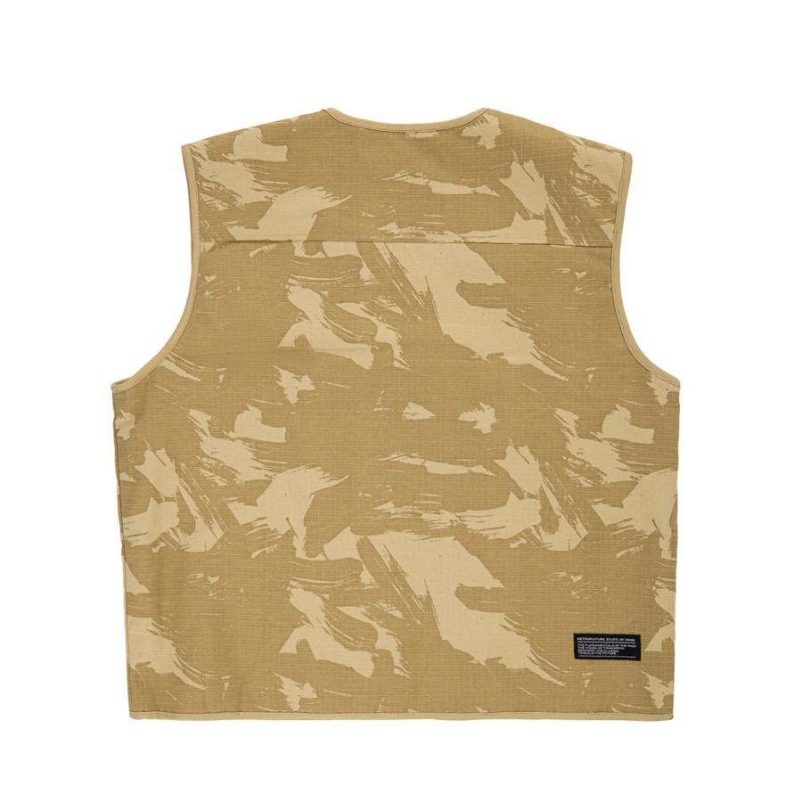 Giacche 5tate Of Mind | Retrofuture Combat Vest Beige/Camo