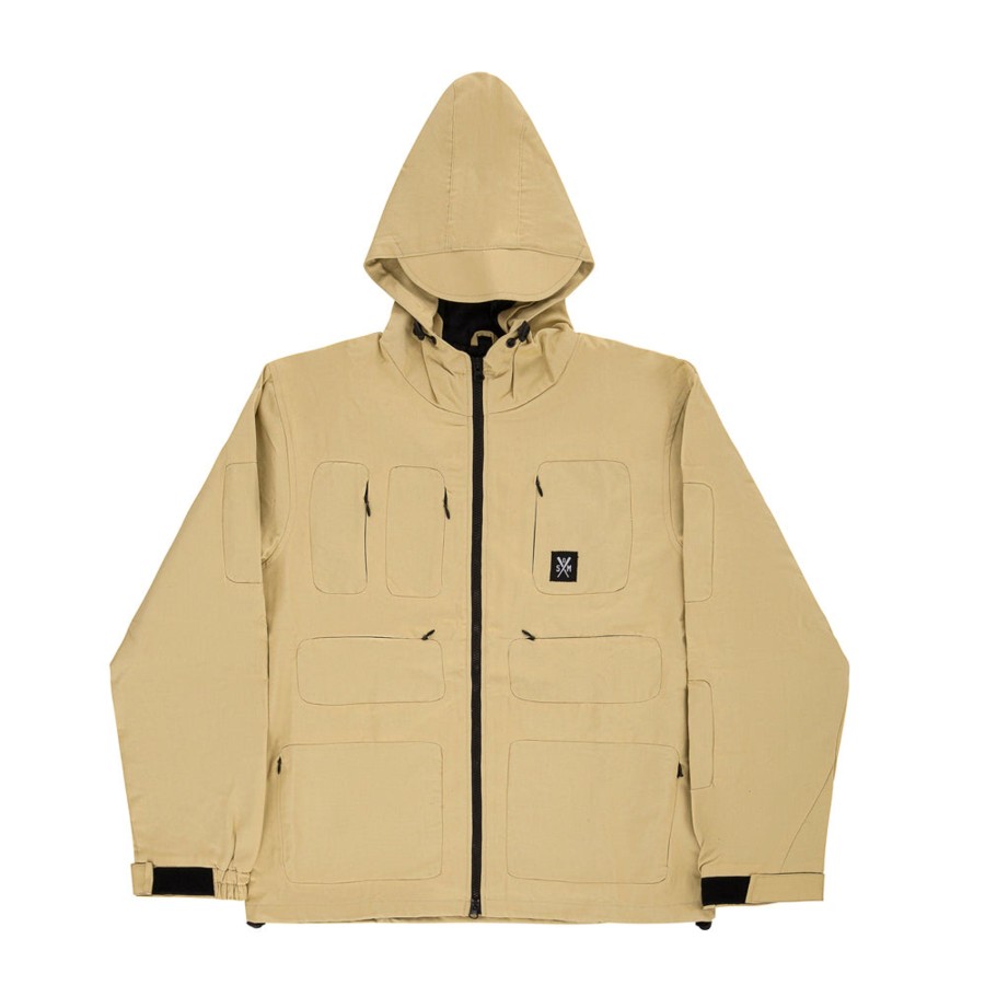 Giacche 5tate Of Mind | Retrofuture Hidden Cargo Jacket Canvas 3In1 Sand