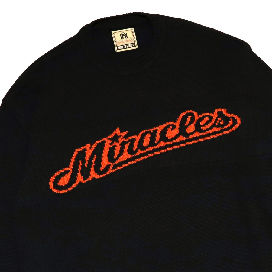 Maglioni 5tate Of Mind | Emme-I Miracles Sweater Nero