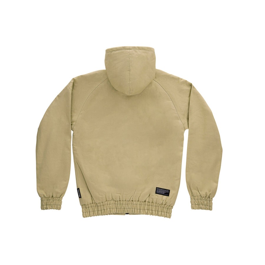 Felpe 5tate Of Mind | Retrofuture Worker Canvas Hoodie Zip Sand