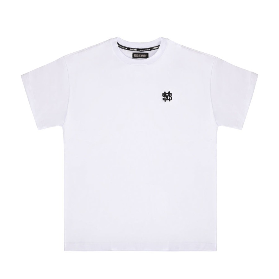 T-Shirts 5tate Of Mind | Monogram T-Shirt White