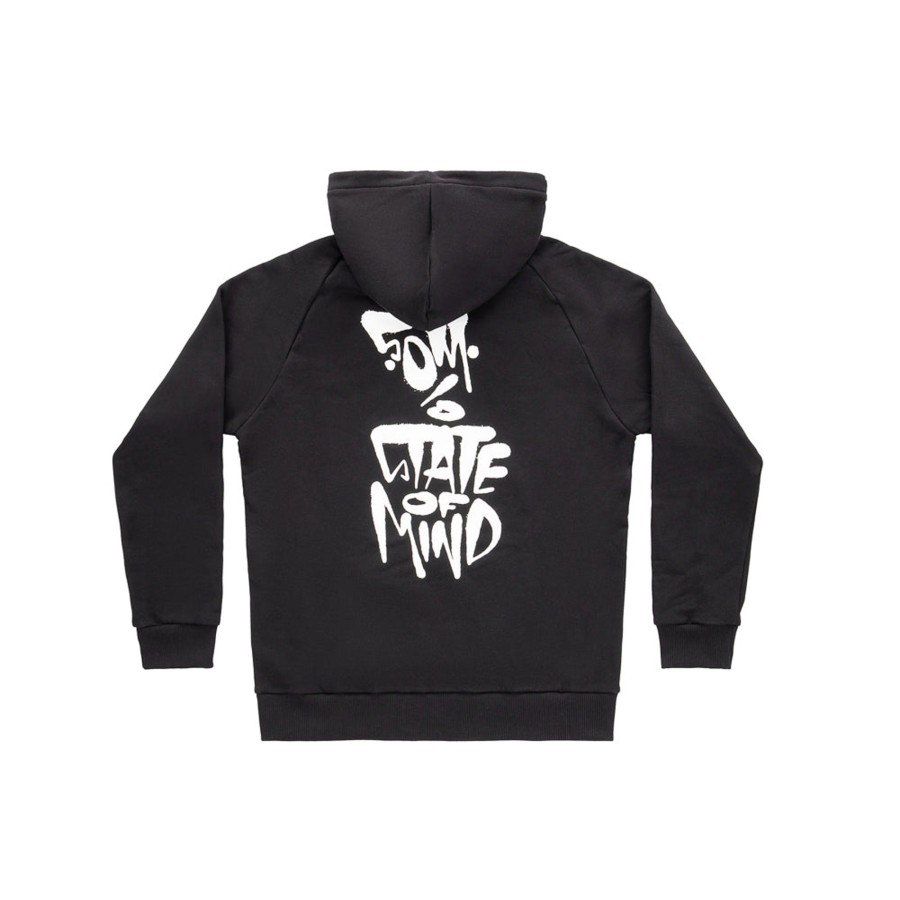 Felpe 5tate Of Mind | 5Om Fat Tag Raglan Hoodie Black