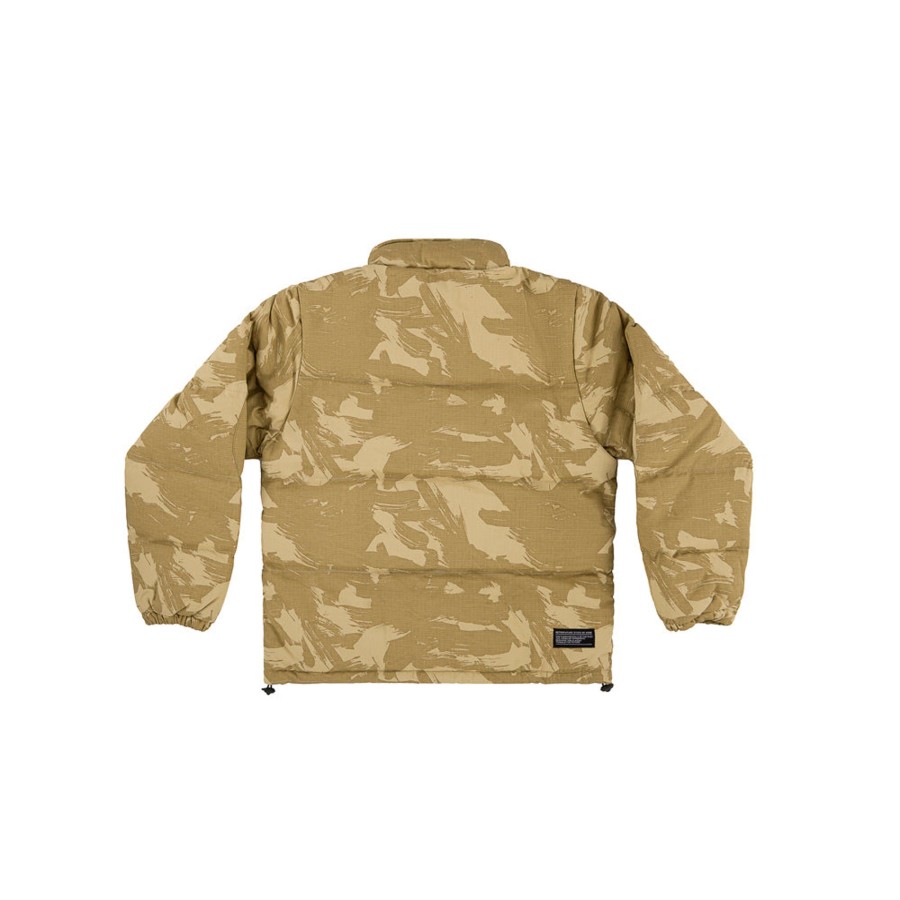 Giacche 5tate Of Mind | Retrofuture Basic Puffer Jacket Beige/Camo