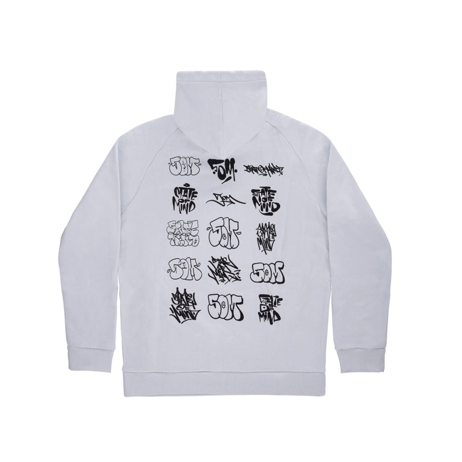 Felpe 5tate Of Mind | 5Om Flop Studio Raglan Hoodie White