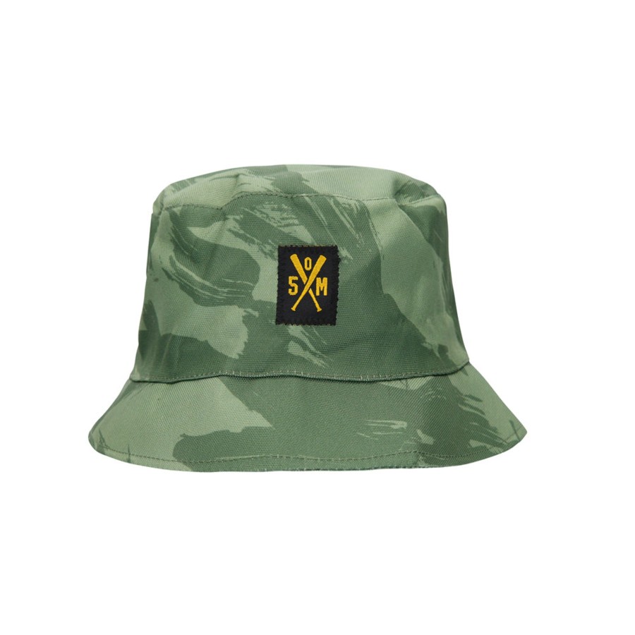 Cappelli 5tate Of Mind | Retrofuture Cargo Bucket Hat Green Camouflage