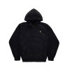 Felpe 5tate Of Mind | Retrofuture Worker Canvas Hoodie Zip Black