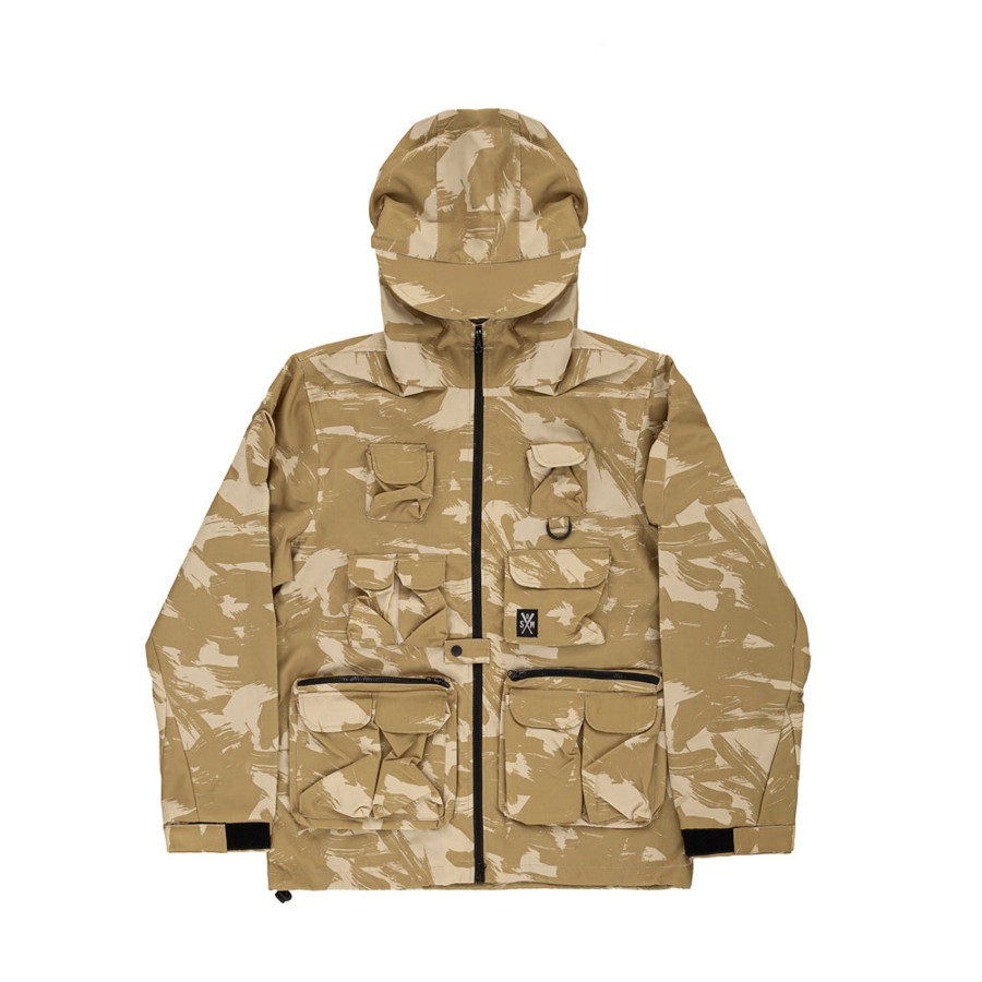 Giacche 5tate Of Mind | Retrofuture Cargo Cargo Jacket 3In1 Beige/Camo