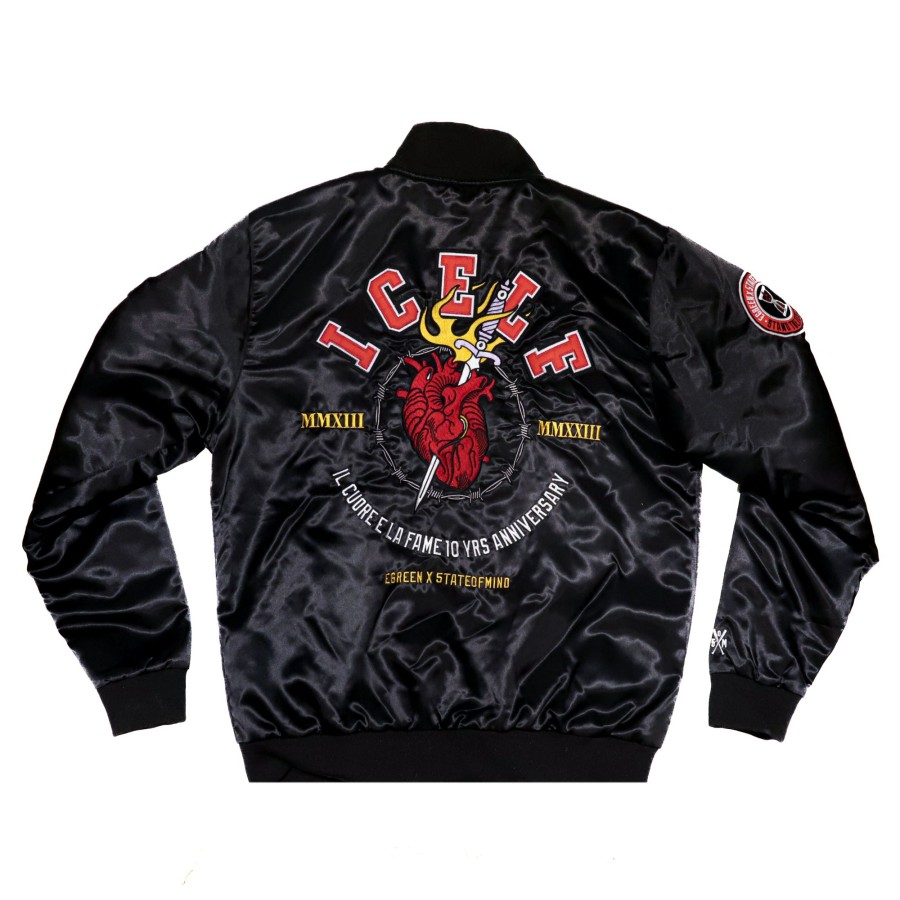 Giacche 5tate Of Mind | 5Om X Icelf Bomber Jacket Nera