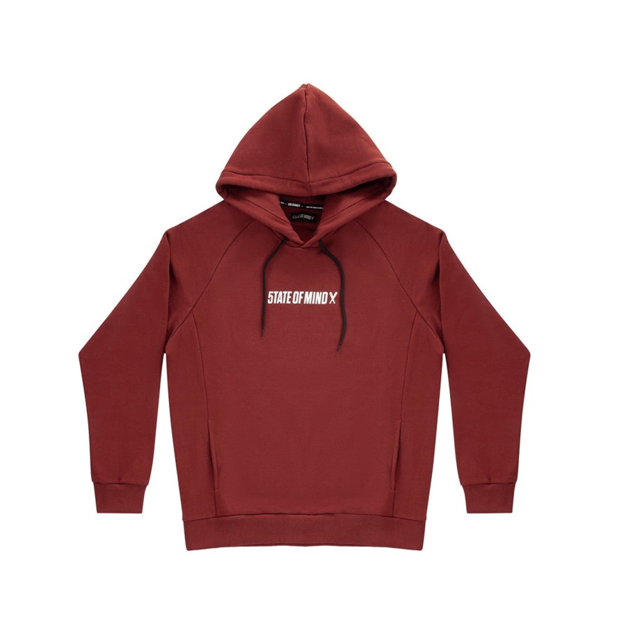 Felpe 5tate Of Mind | Box Logo Raglan Hoodie Brick