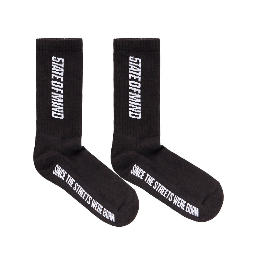 Accessori 5tate Of Mind | Box Logo Socks Black