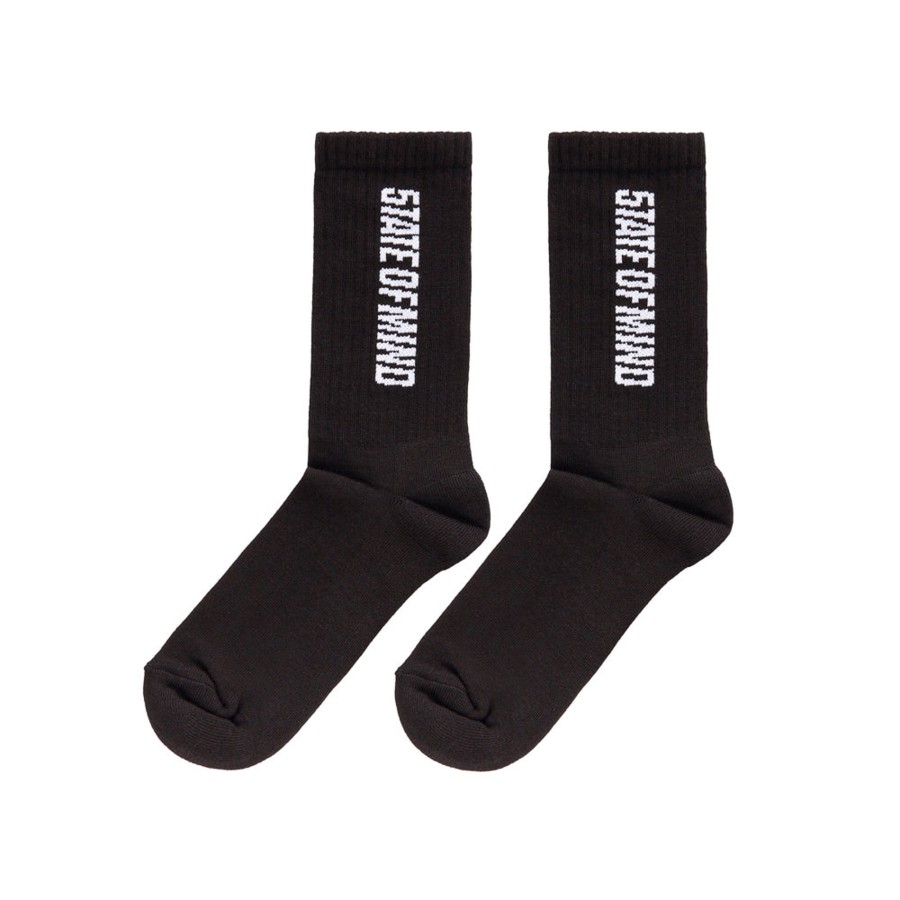 Accessori 5tate Of Mind | Box Logo Socks Black