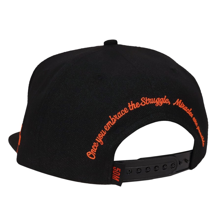 Cappelli 5tate Of Mind | Emme-I Miracles Cappello Monogram Snapback Nero/Arancione