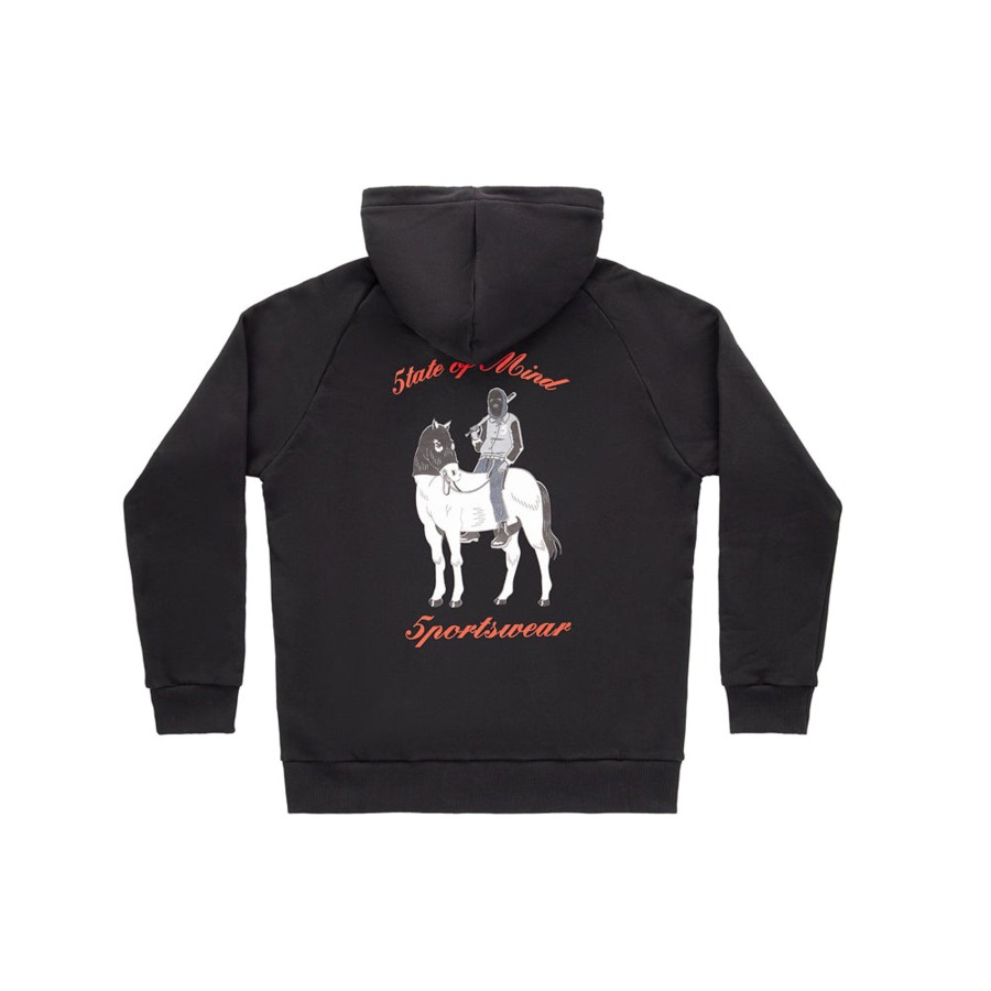 Felpe 5tate Of Mind | 5Om 5Portwear Raglan Hoodie Black