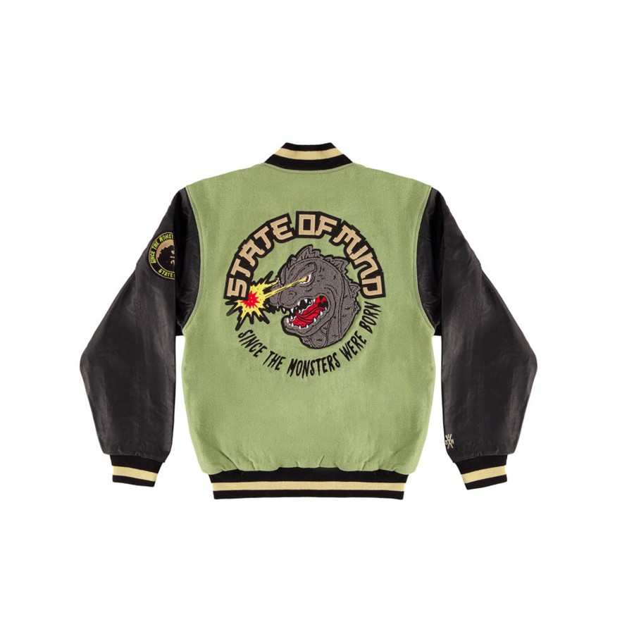 Giacche 5tate Of Mind | 5Omzilla Varsity Jacket Military Green