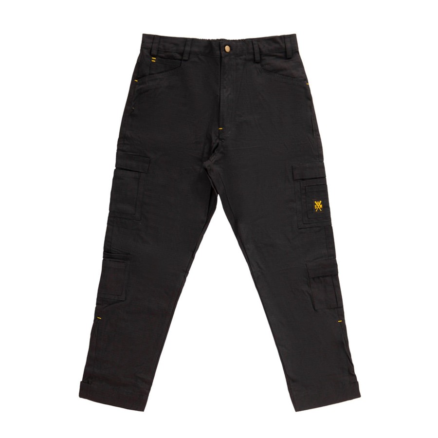 Pantaloni 5tate Of Mind | Retrofuture Combat Ripstop Cargo Pant Black