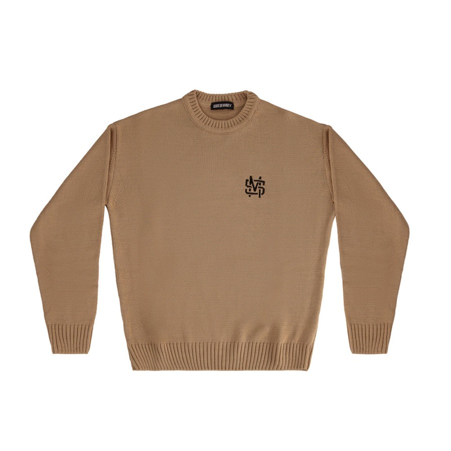 Maglioni 5tate Of Mind | Monogram Sweater Sand