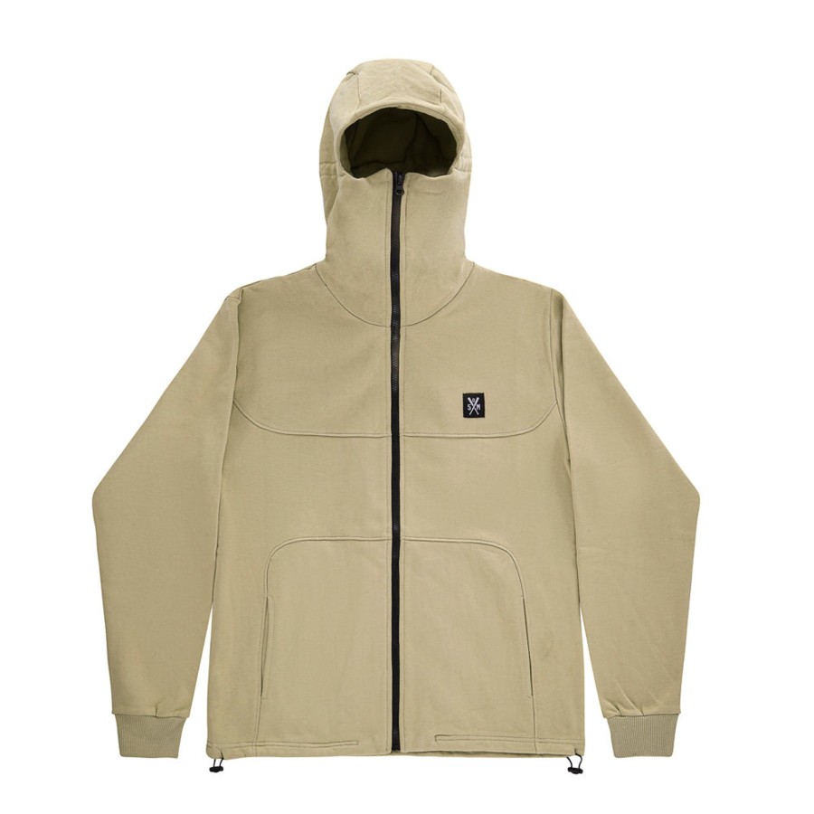 Felpe 5tate Of Mind | Retrofuture Basic Hooligan Hoodie Zip Sand