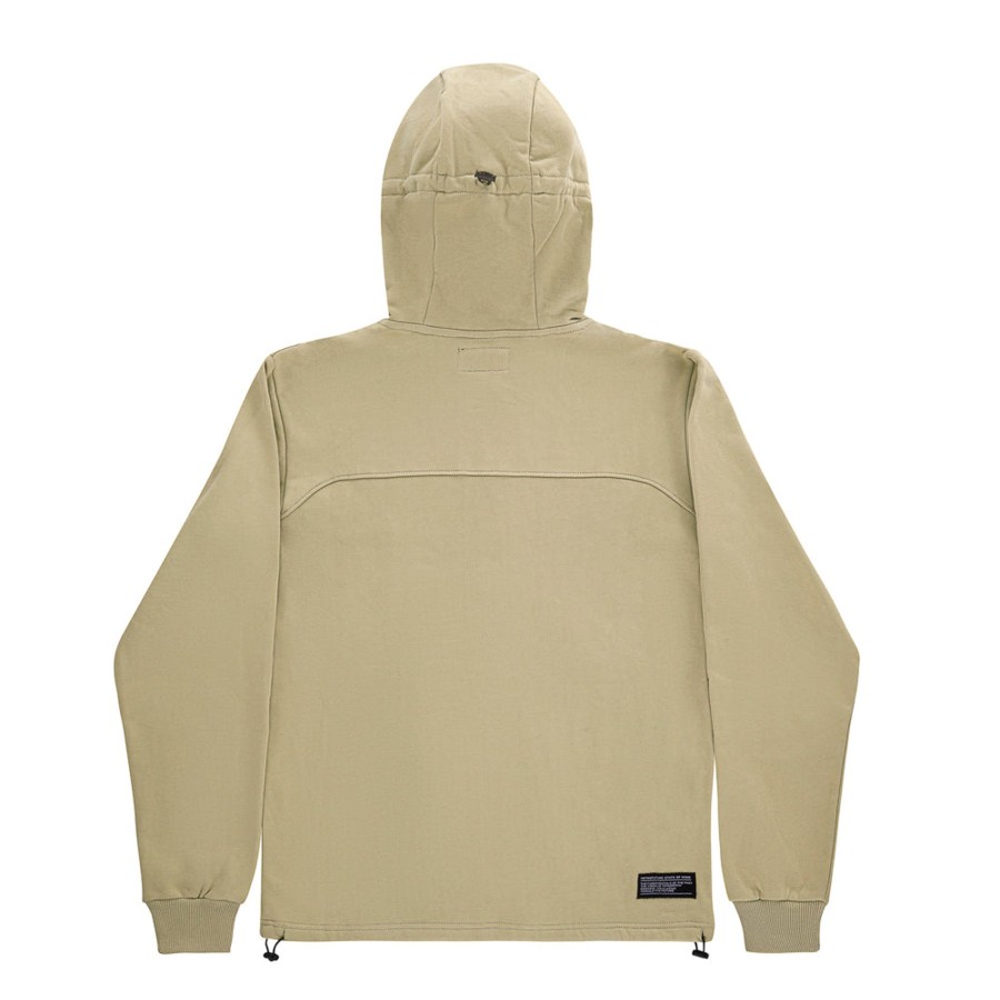 Felpe 5tate Of Mind | Retrofuture Basic Hooligan Hoodie Zip Sand