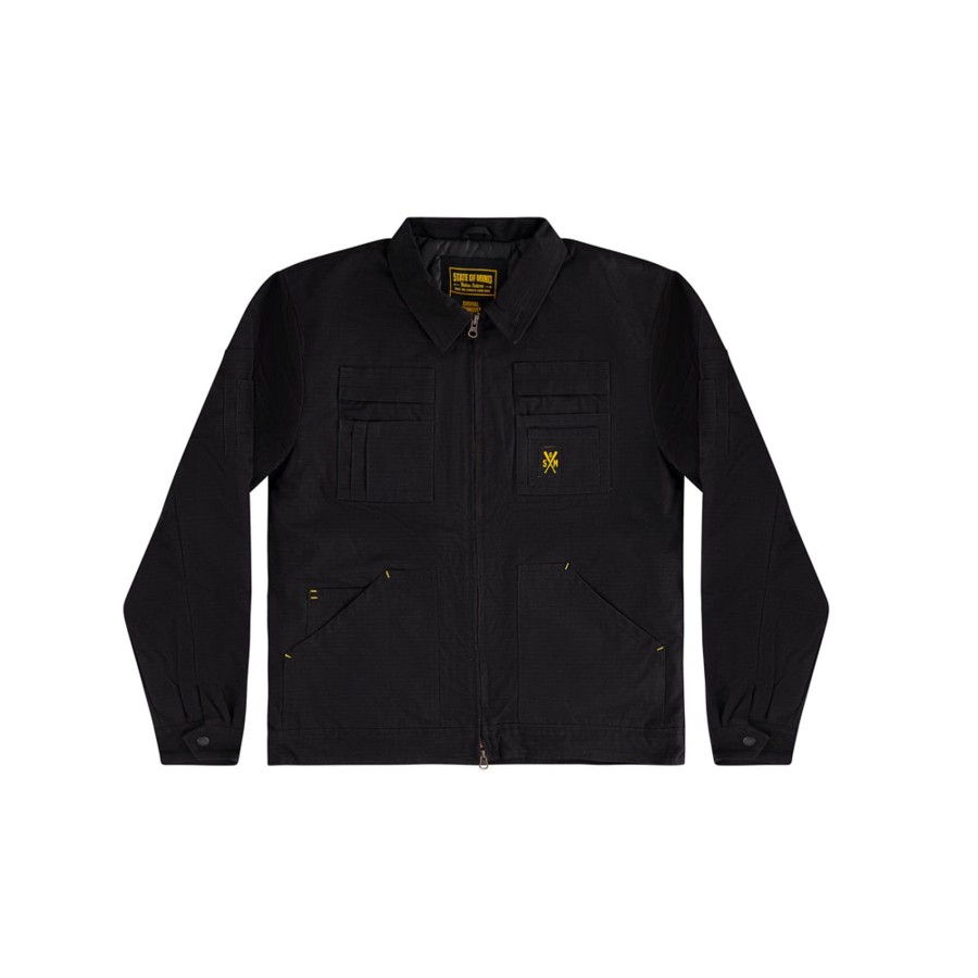 Giacche 5tate Of Mind | Retrofuture Combat Short Jacket Black