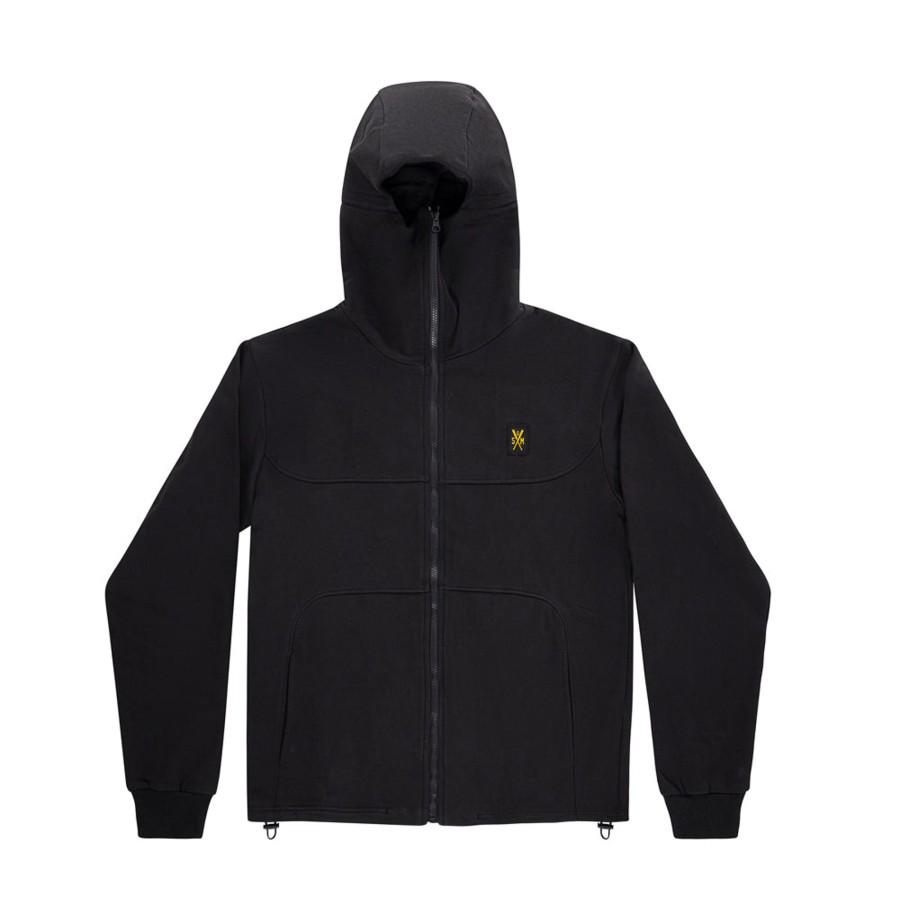 Felpe 5tate Of Mind | Retrofuture Basic Hooligan Hoodie Zip Black