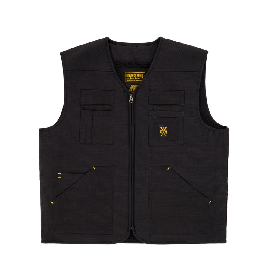 Giacche 5tate Of Mind | Retrofuture Combat Vest Black