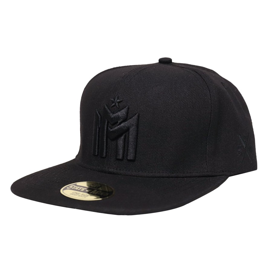 Cappelli 5tate Of Mind | Emme-I Miracles Cappello Monogram Snapback Nero/Nero