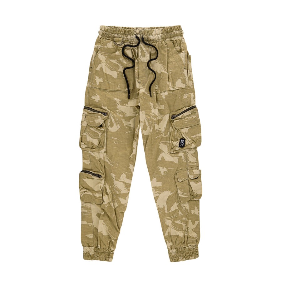 Pantaloni 5tate Of Mind | Retrofuture Cargo Jogger Cargo Beige/Camo