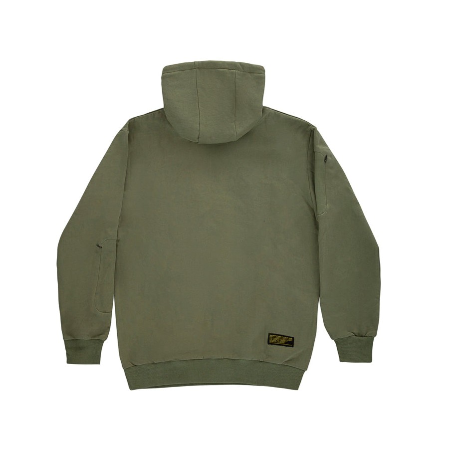 Felpe 5tate Of Mind | Retrofuture Hidden Cargo Hoodie Military Green