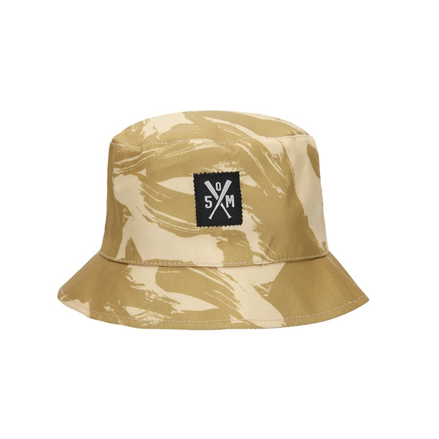 Cappelli 5tate Of Mind | Retrofuture Cargo Bucket Hat Beige/Camo