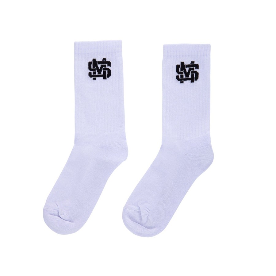 Accessori 5tate Of Mind | Monogram Socks White